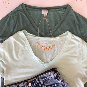 V-Neck Short Sleeves T-Shirt